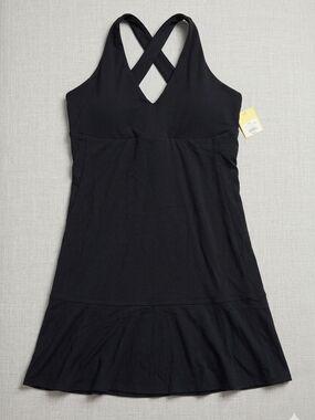 Target Black Active Dress with Cross-Back Detail